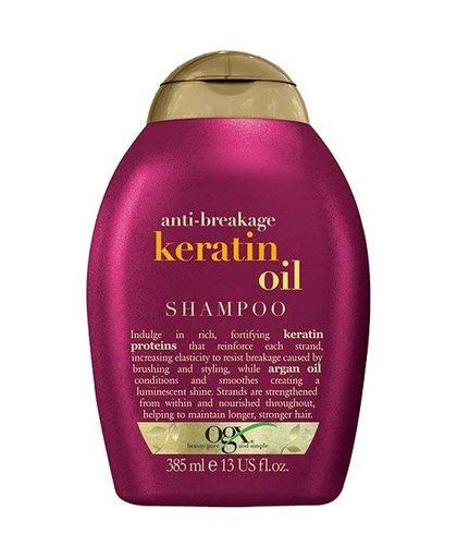 Anti-Breakage Keratin Oil shampoo, 385 ml