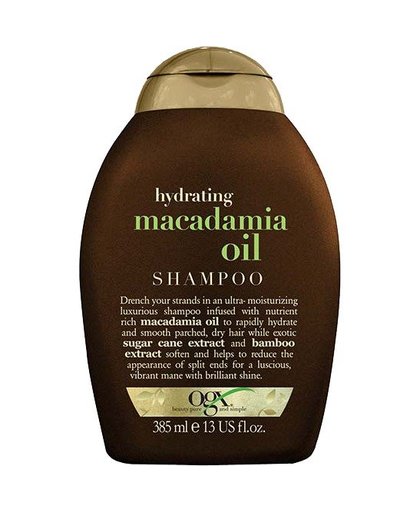 Hydrating Macadamia Oil shampoo, 385 ml