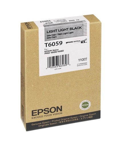 Epson inktpatroon Light Light Black T605900 inktcartridge
