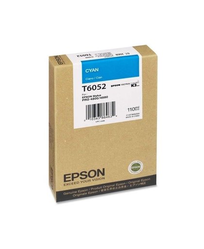 Epson inktpatroon Cyan T605200 inktcartridge