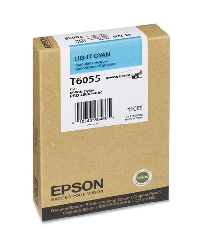 Epson inktpatroon Light Cyan T605500 inktcartridge