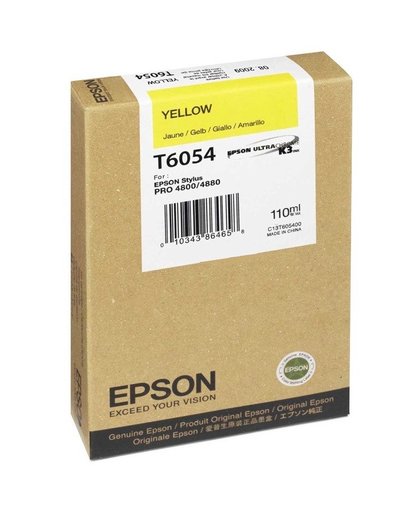 Epson inktpatroon Yellow T605400 inktcartridge
