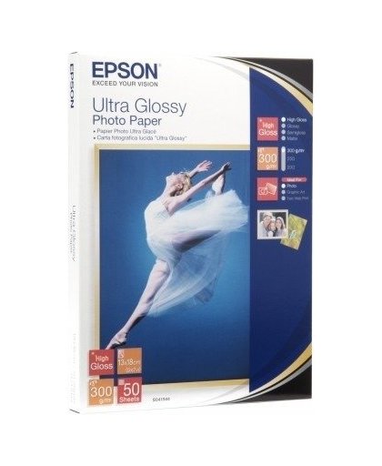 Epson Ultra Glossy Photo Paper - 10x15cm - 50 Vellen pak fotopapier