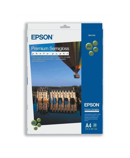 Epson Premium Semi-Gloss Photo Paper - A4 - 20 Vellen pak fotopapier