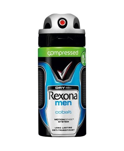 Men Dry Cobalt compressed deodorant spray, 75 ml