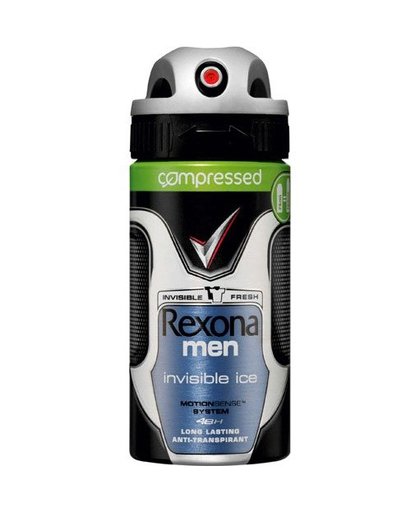 Men Invisible Ice compressed deodorant spray, 75 ml