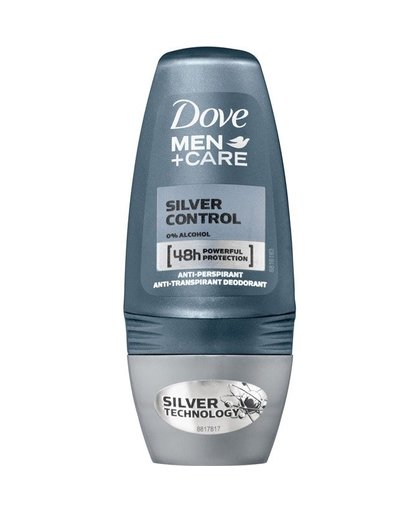 Men+Care Silver Control roll-on deodorant, 50 ml