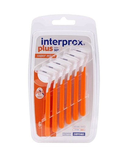 Interprox Plus Super Micro interdentaal ragers 2 mm, 6 stuks