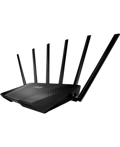 ASUS RT-AC3200 Tri-band (2.4 GHz / 5 GHz / 5 GHz) Gigabit Ethernet 3G 4G Zwart draadloze router