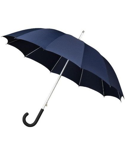 , Automaat Paraplu met Haak (Marine Blauw)