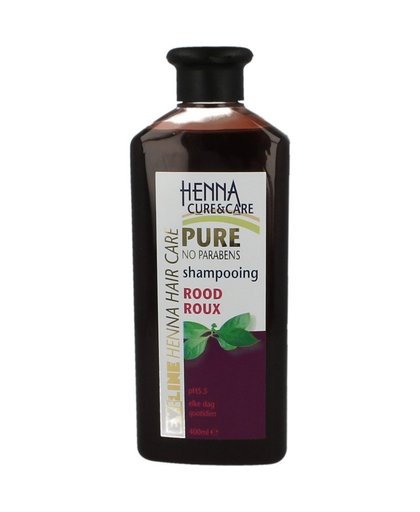 Henna Cure & Care shampoo rood, 400 ml