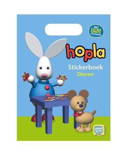 Hopla - Dieren Stickerboek