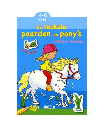 De Leukste Paarden en Pony's Plakken & Kleuren