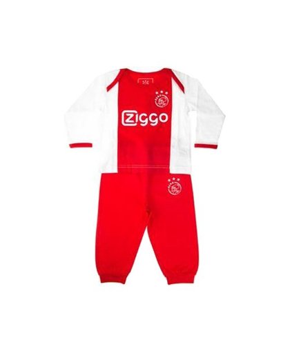 babypyjama Ziggo rood/wit