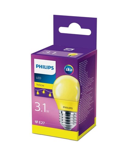 Philips 929001394001 3.1W E27 A Geel LED-lamp