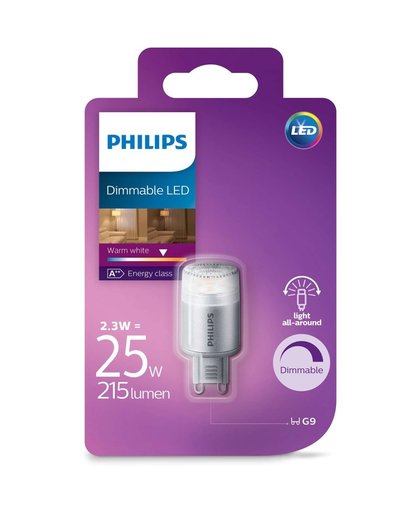 Philips 929001232001 2.3W G9 A++ Warm wit LED-lamp