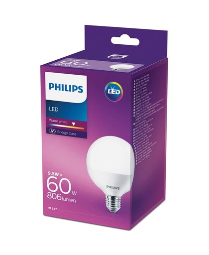 Philips LED 9.5W E27 9.5W E27 A+ Warm wit LED-lamp