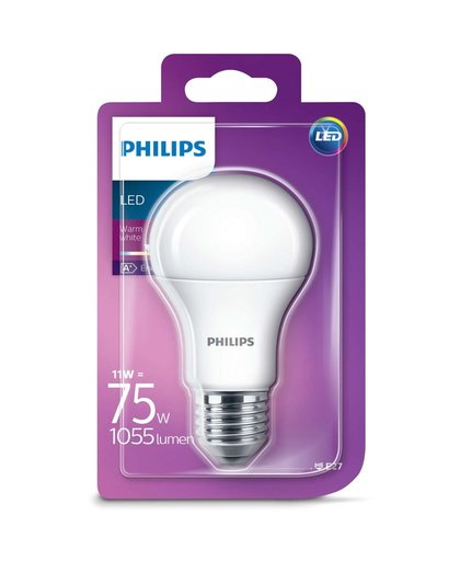 Philips LED 11W E27 11W E27 A+ Warm wit LED-lamp