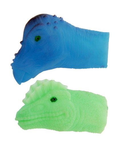 Vingerpoppetjes Dinosaurus, 2st.