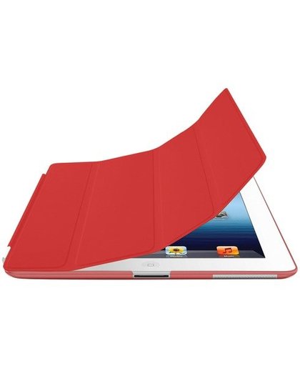 Smart Case - Beschermende bedekking voor tablet - polyurethaan leer - rood - voor Apple iPad (3de generatie); iPad 2; iPad met Retina display (4de gen