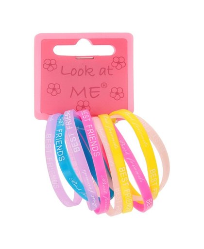 BFF Silicone Armbanden, 10st.