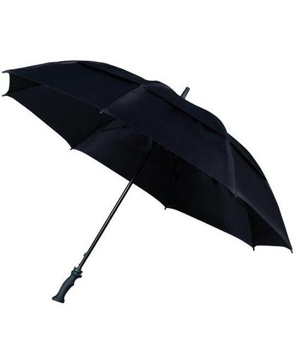 , Storm Paraplu Extra Sterk Ø 130 cm (Zwart)