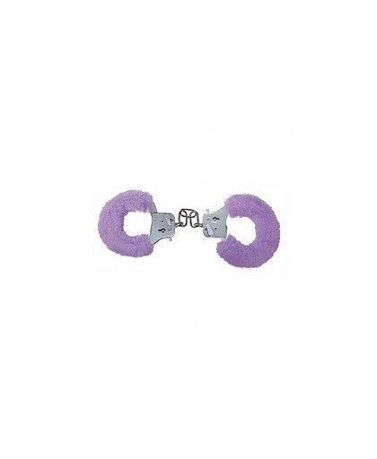 Furry Fun Cuffs Purple Plush Stuk