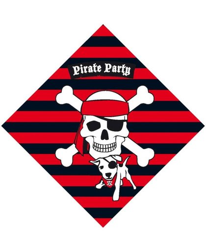 Pirate Party servetten, 20 stuks