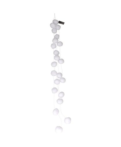 guirlande sneeuwballen, 30 cm