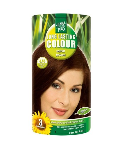 Long Lasting Colour 4.45 warm brown haarkleuring, 100 ml