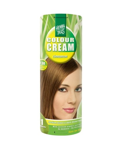 Colour Cream 7.38 cinnamon haarkleuring, 60 ml