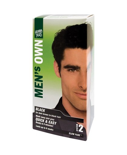 Men's Own black haarkleuring, 60 ml