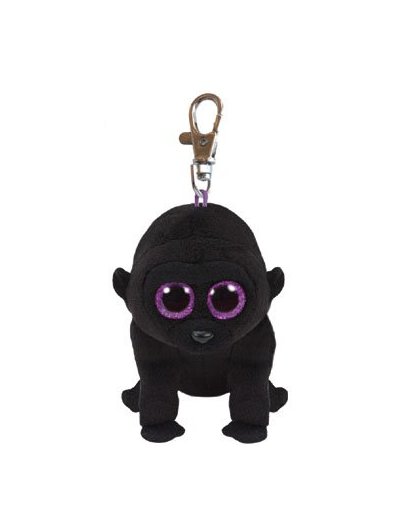 Ty Beanie Boo's Clip sleutelhanger gorilla George - 8,5 cm