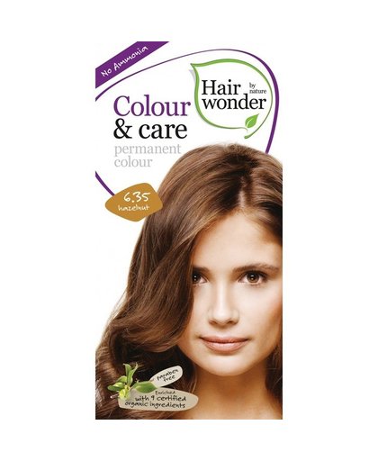 Colour & Care 6.35 hazelnut haarkleuring, 100 ml