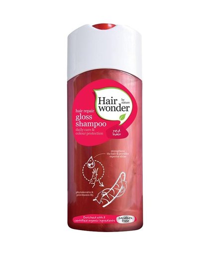 Gloss shampoo red hair, 200 ml