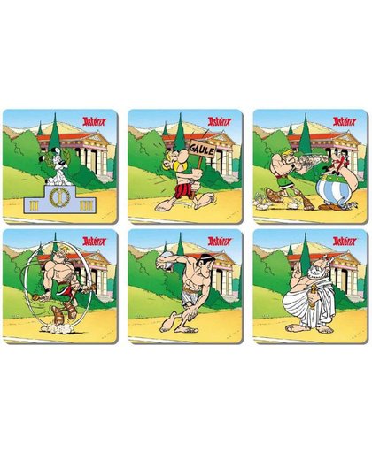 Asterix onderzetters - Olympic Games, 6 stuks