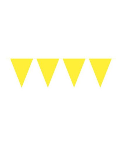 Vlaggenlijn - 10 meter - geel