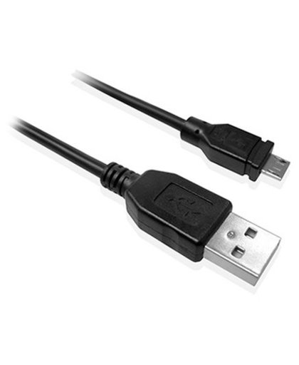 Ewent EW9911 mobiele telefoonkabel USB A USB Micro Zwart 1 m