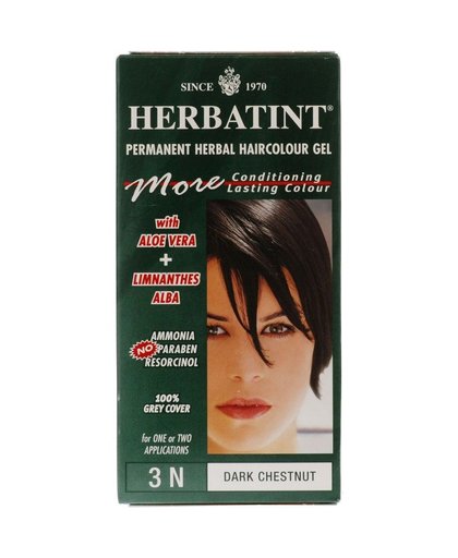 3N dark chestnut haarkleuring, 150 ml