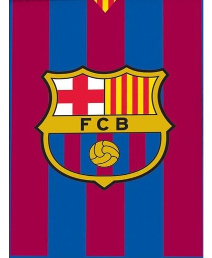 Plaid barcelona logo: 110x140 cm