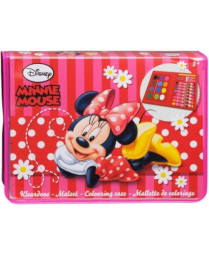 Minnie Mouse Kleurkoffer, 24dlg.