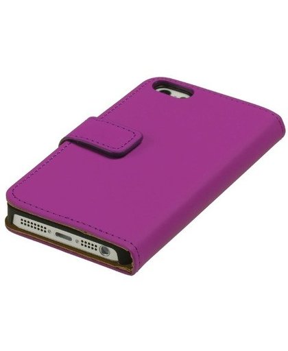 König Wallet book - Flip cover voor mobiele telefoon - roze - voor Apple iPhone 4, 4S