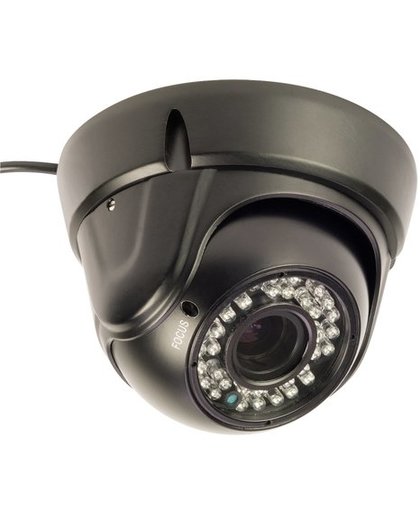 König SAS-CAM3200 - CCTV camera - kap - buitenshuis - stofbestendig / waterbestendig - kleur ( Dag en nacht ) - vari-focal - 1000 TVL - composiet - D
