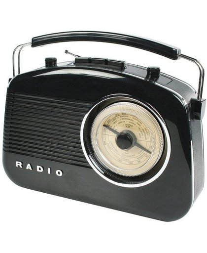 König HAV-TR710BL - Persoonlijke radio - zwart