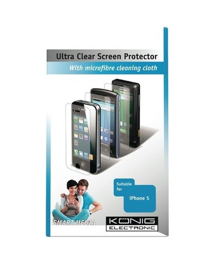 König Ultra Clear - Schermbeschermer - voor Apple iPhone 5
