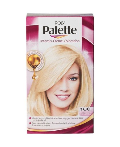 Poly Palette 100 extra licht blond haarkleuring, 115 ml