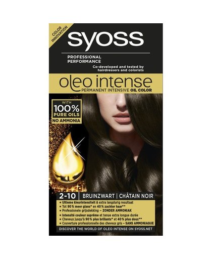 Oleo Intense 2-10 bruinzwart haarkleuring