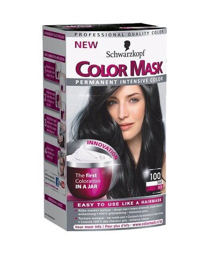 Color Mask 100 zwart haarkleuring