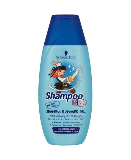 Kids voor jongens shampoo & shower gel, 250 ml