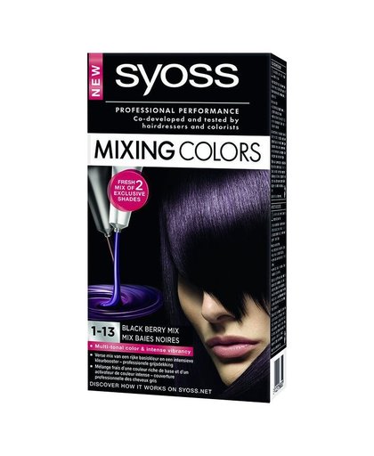 Mixing Colors 1-13 black berry mix haarkleuring